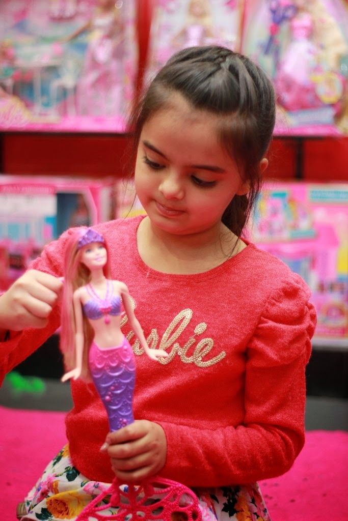 Child Actor Ruhanika Dhawan with Barbie