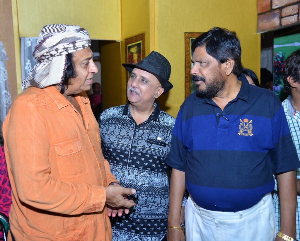 Ranjit, Rajesh Puri and MP Ramdas Aathwale