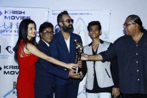 Blue Mountain film team success party