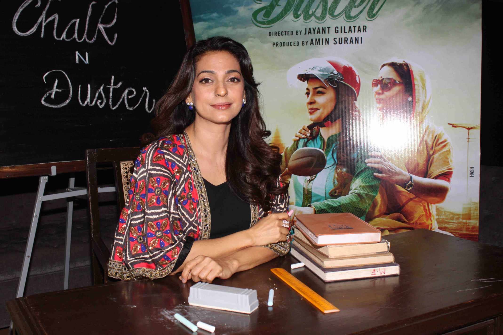 Juhi Chawla launches Chalk and Duster movie trailer