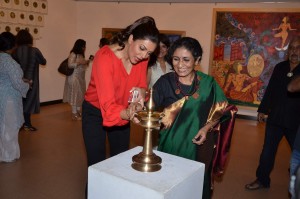 Sushmita Sen at Seema Kohli's exhibition inauguration event
