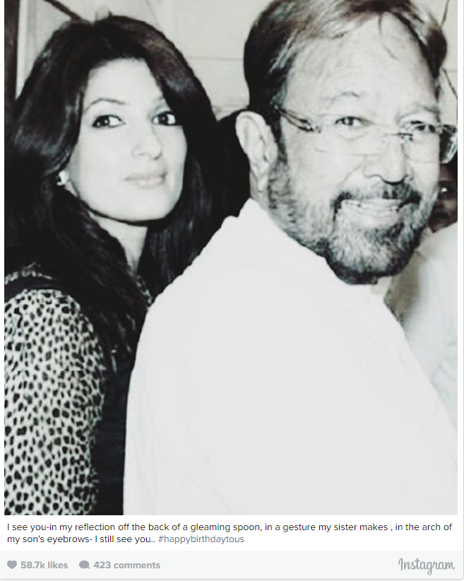 Twinkle Khanna’s Heart Touching Wish For Dad Rajesh Khanna On Their