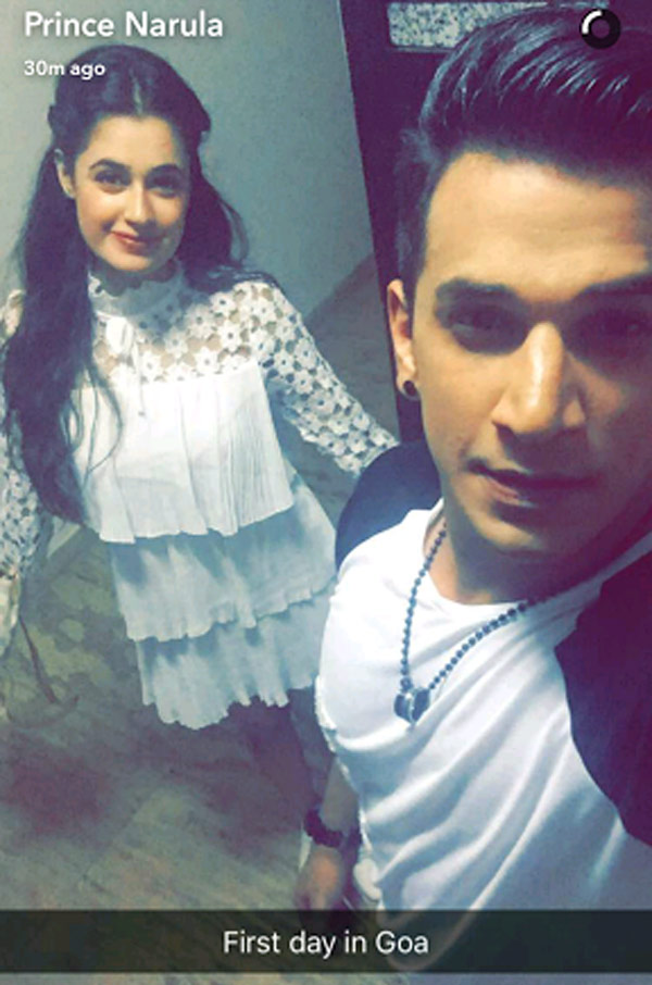 Prince Narula and Yuvika Chaudhary 