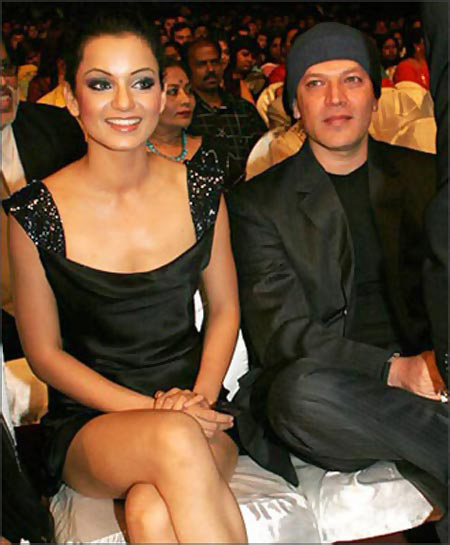 Aditya Pancholi with Kangana Ranaut