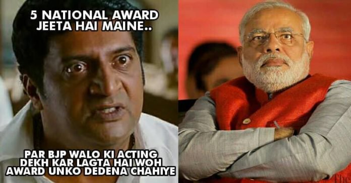 PM Modi Is A Better Actor Than Me, Give Him My Awards – Slams Prakash ...