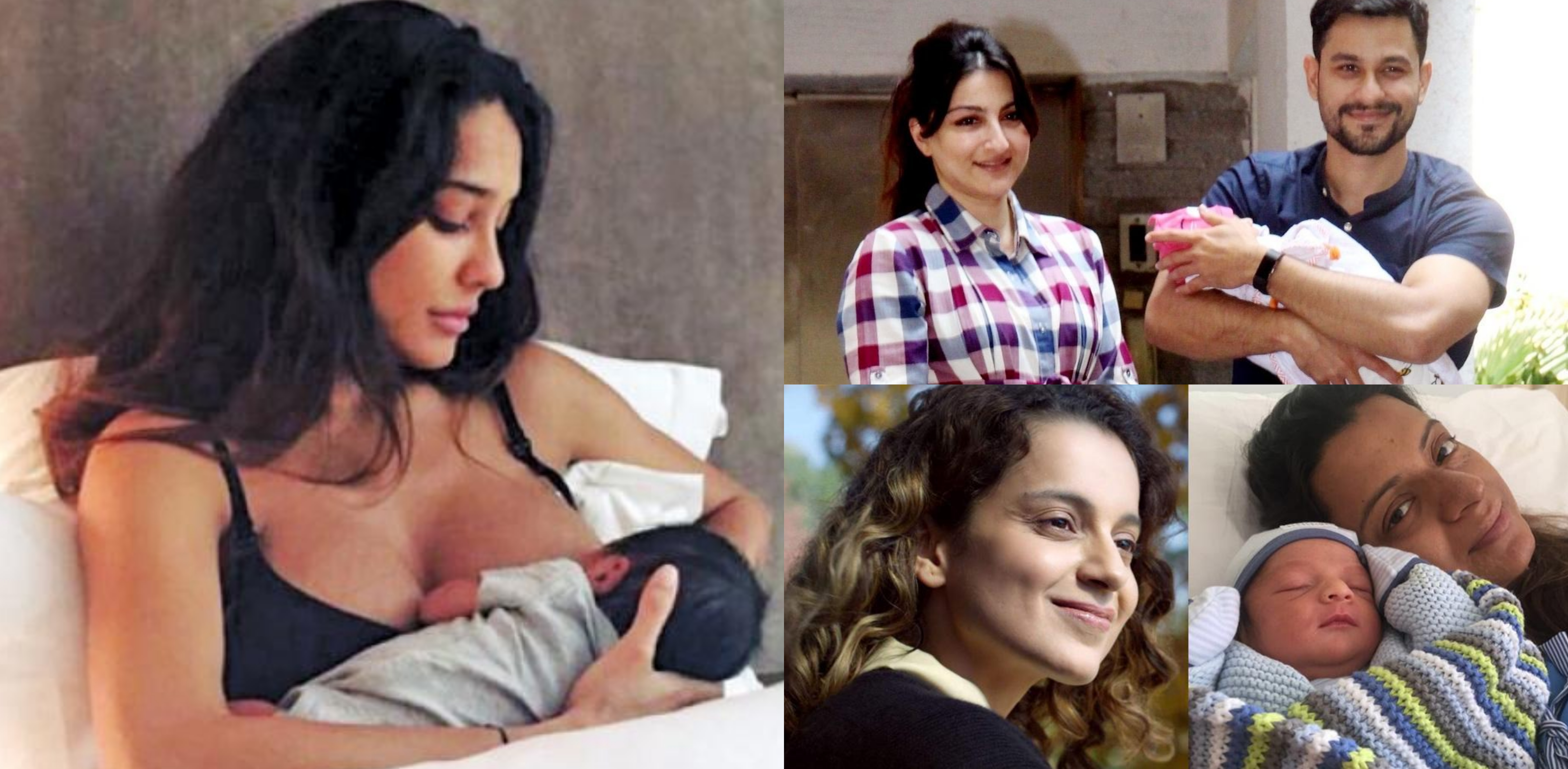 7140px x 3500px - Esha Deol, Sunny Leone, Asin, Lisa Haydon - Bollywood Parents Of 2017