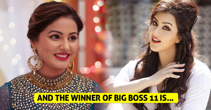 Celebration Time: This Contestant Is The WINNER Of Bigg Boss 11