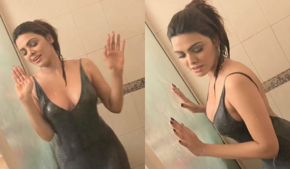 Sherlyn Chopra-Hot Shower Dance