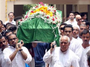 shree devi funeral