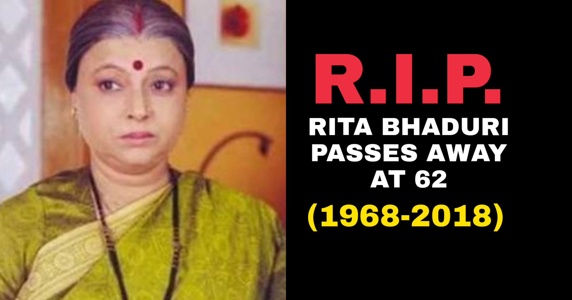 Shocking Actress Rita Bhaduri Passes Away Filmymantra 2132