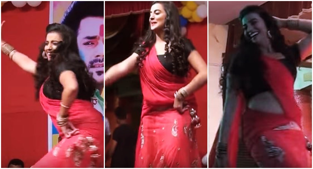 Check Video Bhojpuri Actress Akshara Singhs Dancing Video Goes Viral