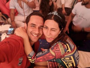 Vikas Gupta with Hina Khan
