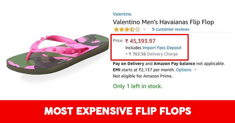 costliest flip flops