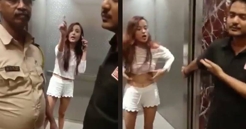 A Girl Removed Her Clothes In Front Of Police And Others When They Alleged Forced Her To Go