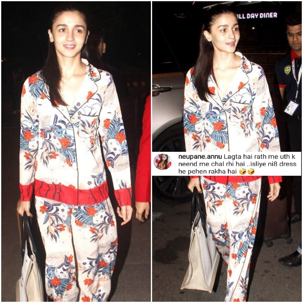 Alia Bhatt Got Mercilessly Trolled For Wearing A 2 Lakh Night suit At ...
