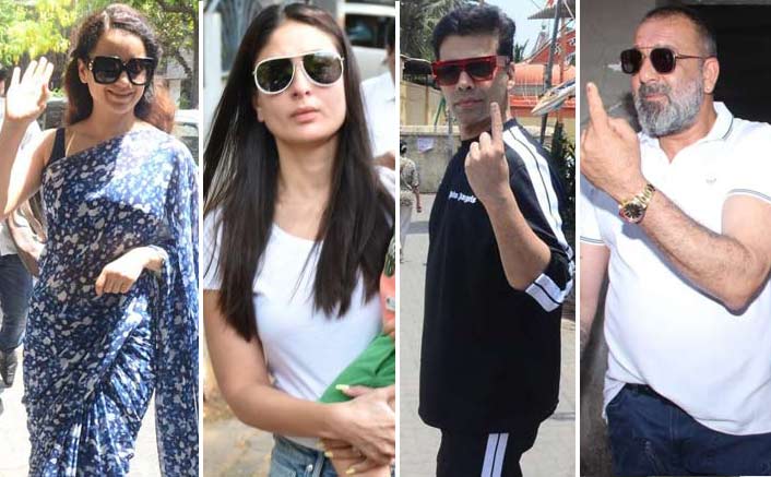 Image result for Bollywood celebrities voting in Fourth Phase of Lok Sabha Polls