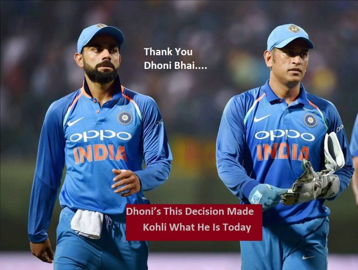 Virat Kohli Grateful To MS Dhoni For Doing This That Made Him The Star ...