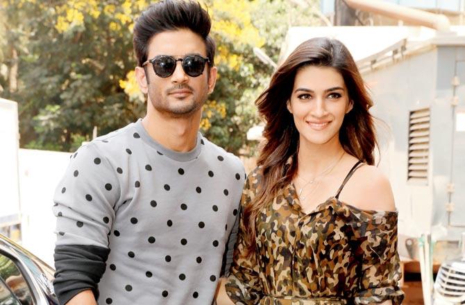 Kriti Sanon and Sushant Singh Rajput