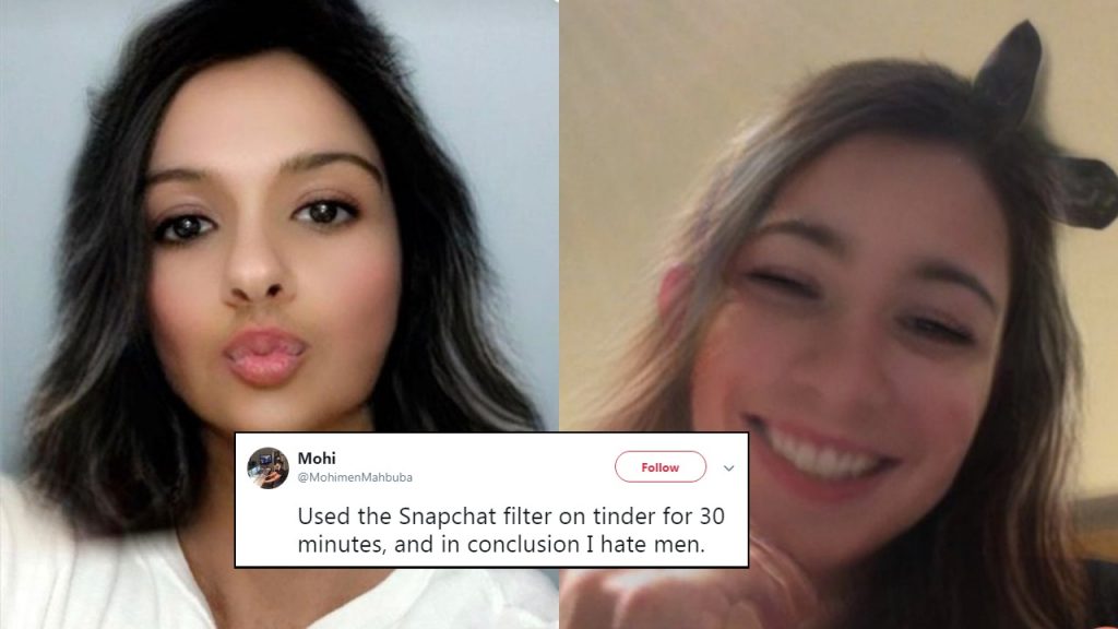 Guys Use Snapchat Filter To Pose As Girls On Tinder, What Happens Next ...