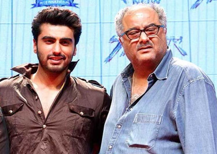 Image result for Boney Kapoor with Arjun kapoor