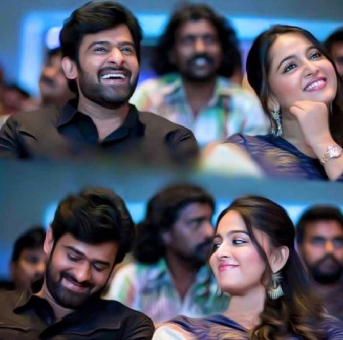 Prabhas and Anushka Shetty 