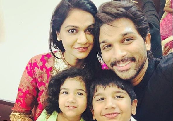 Image result for allu arjun with family