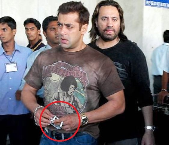 Salman Khan chain smoker