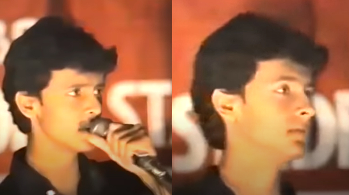 Watch Sonu Nigam singing Mahabharat title song live in year 1989