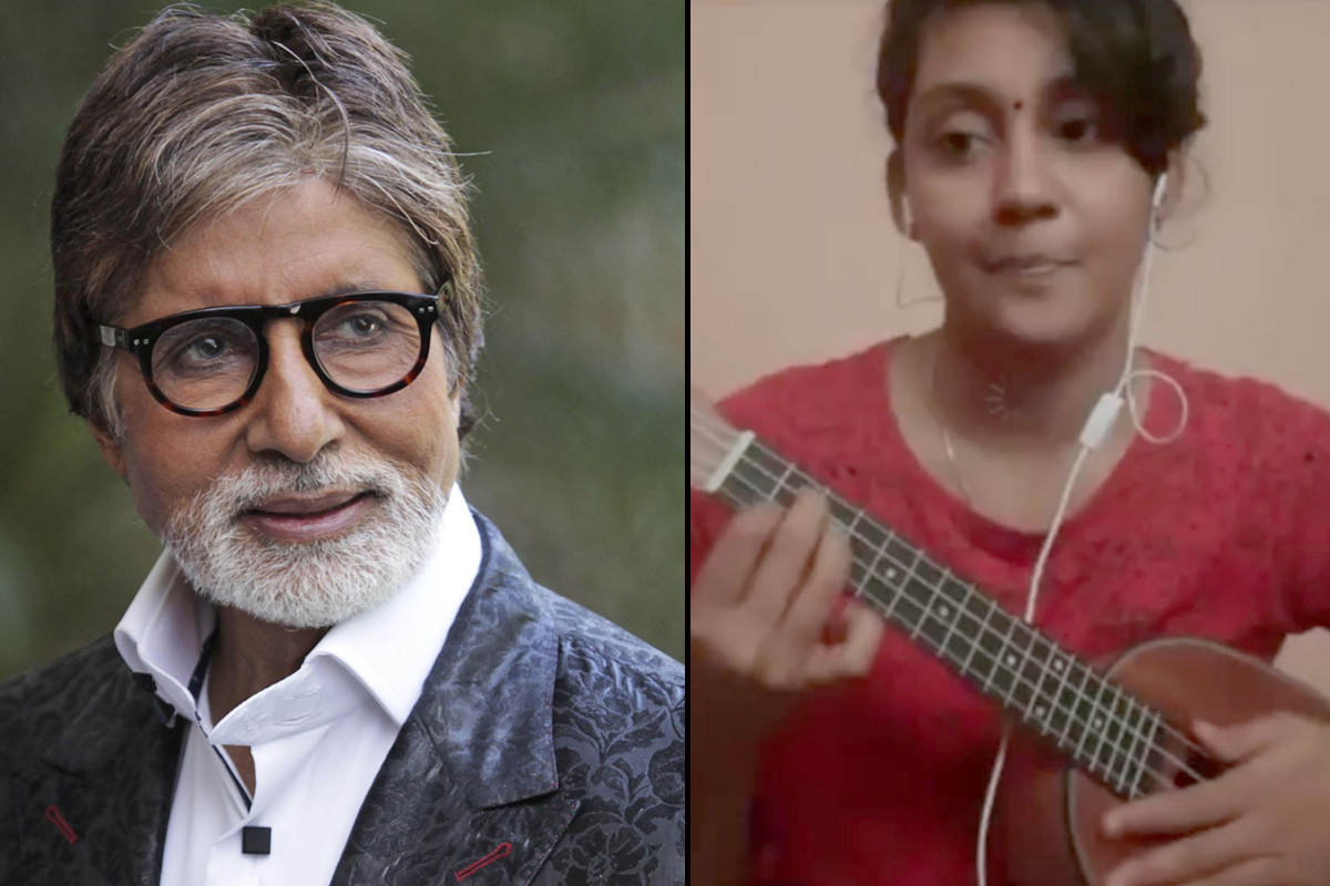 This girl's video brightens up Amitabh Bachchan's day in hospital | Watch