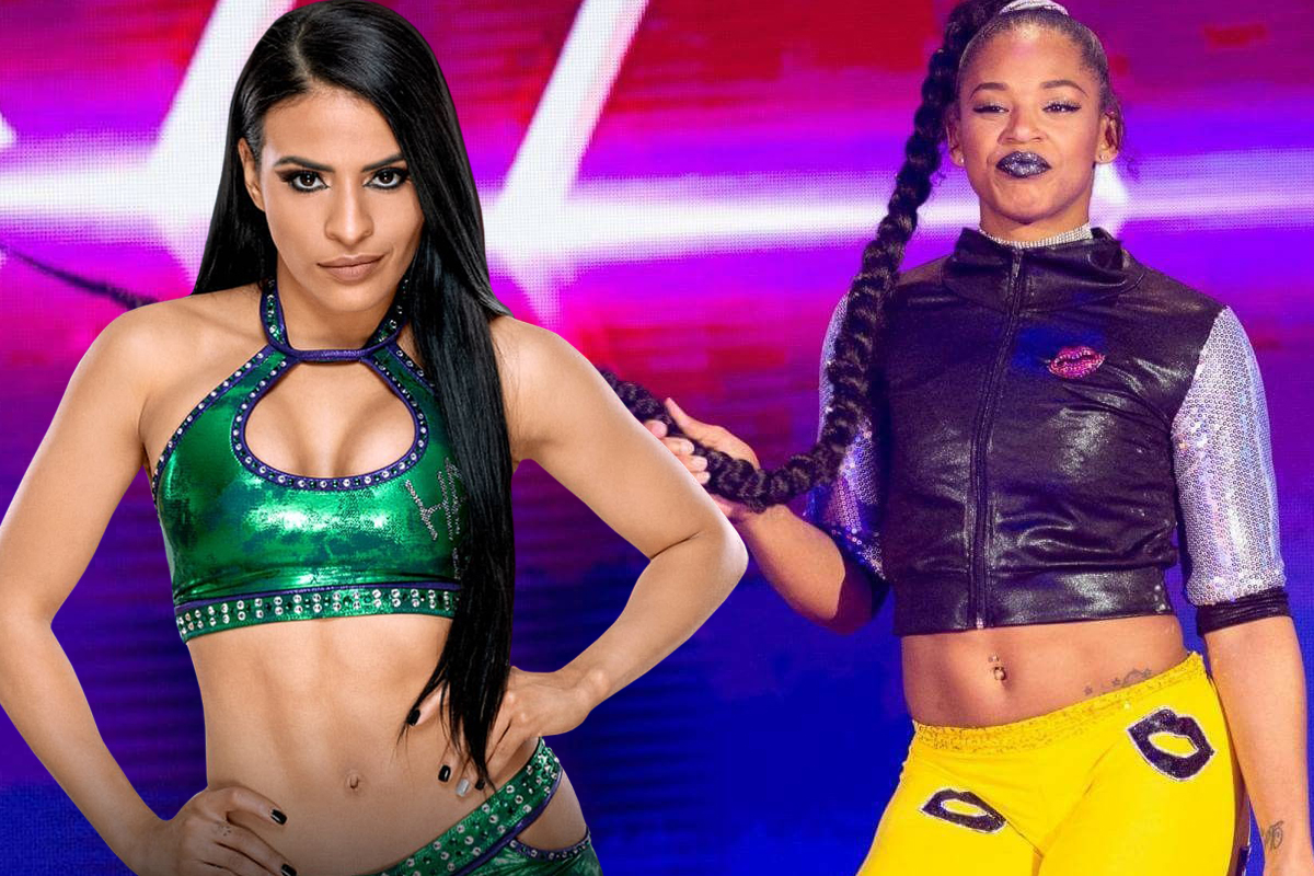 Bianca belair best sale attacks zelina vega