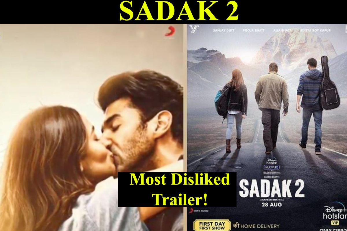 Sadak 2: Alia Bhatt shares a passionate lip-lock with Aditya Roy Kapur while trailer crosses 8M dislikes