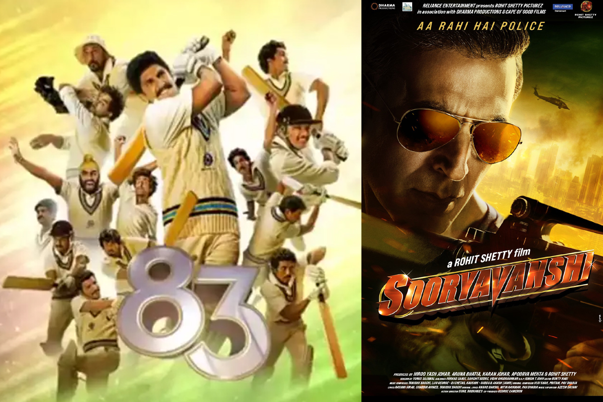 Big Movie Release: Deep-Veer starrer '83 on X-mas; Akshay-Katrina’s ‘Sooryavanshi’ in 2021