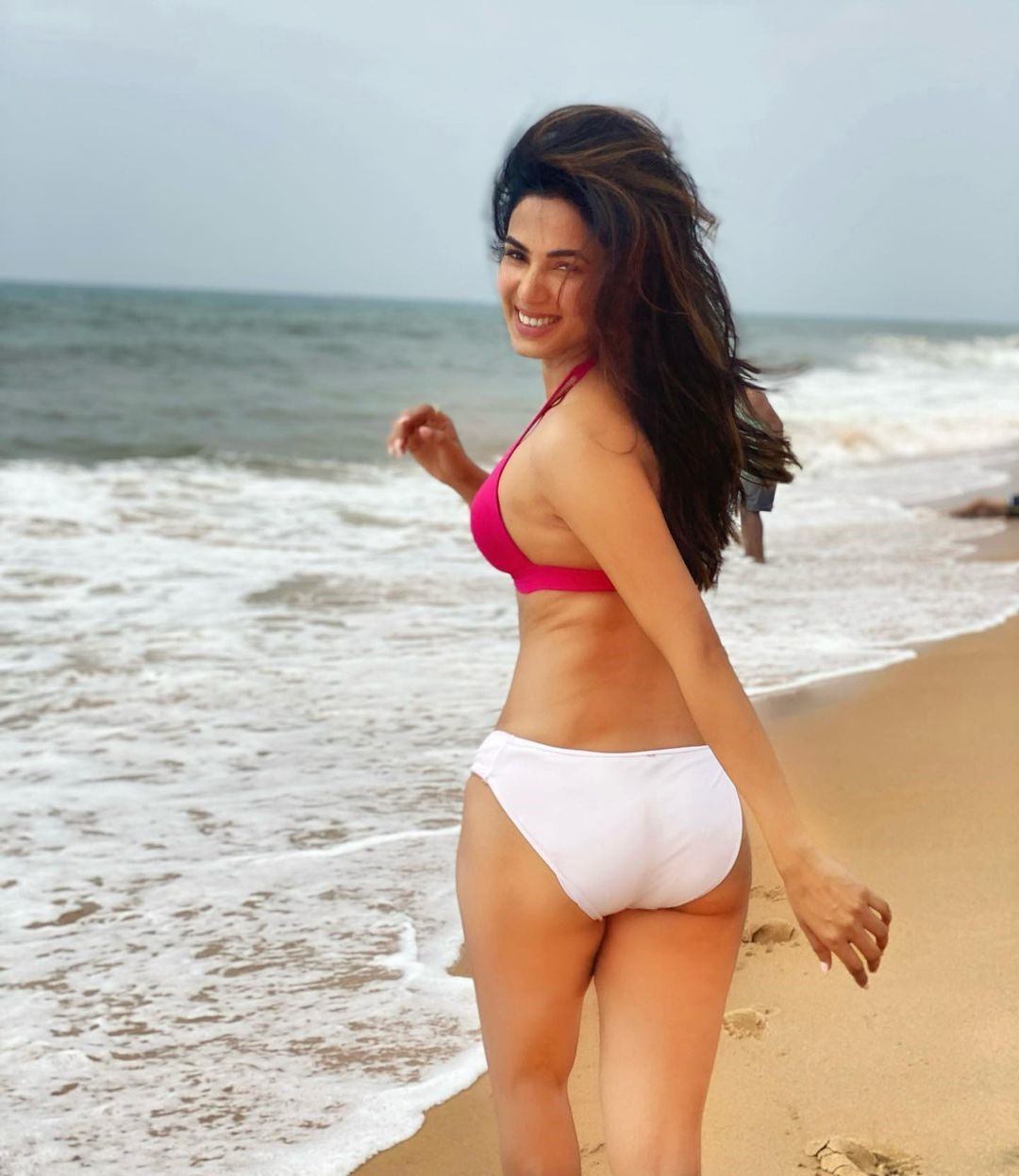 Sonal Chauhan at beach