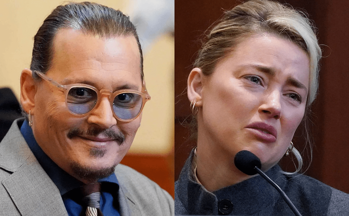 It seems like Amber heard still can't get enough of Johnny Depp.