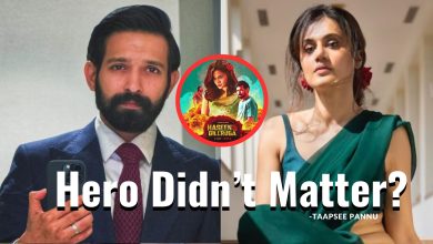 Vikrant's Comment on Taapsee sayin 'hero didn’t matter' in Haseen Dillruba?