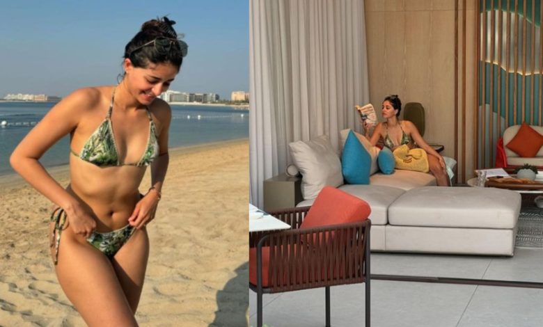 Ananya Panday’s Stunning Bikini pics Spark Buzz on Instagram